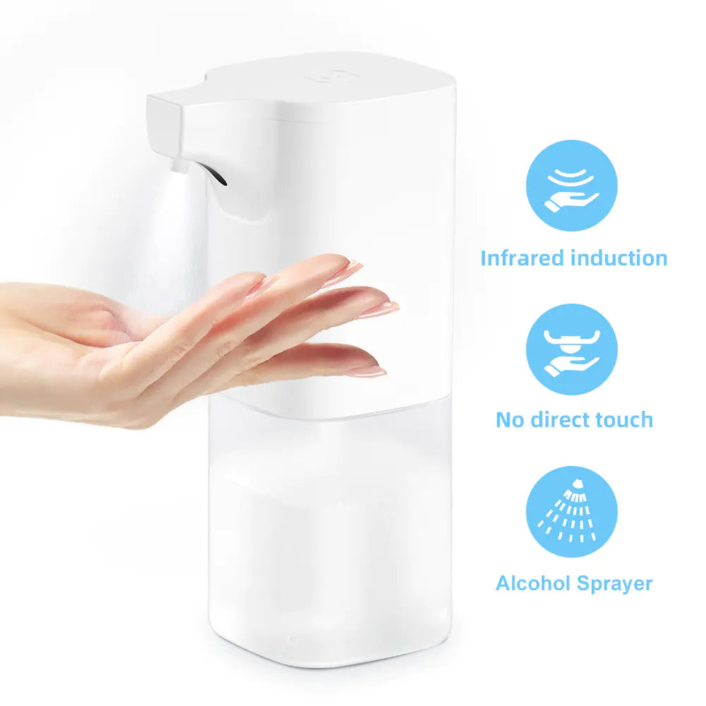 Automatic Foam Hand Sanitizer Dispenser with Sensor – Touchless USB Rechargeable Soap Dispenser
