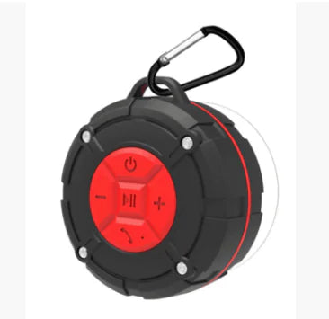 7-Level Waterproof Bluetooth Speaker – Portable Wireless Speaker with Suction Cup & LED Lighting
