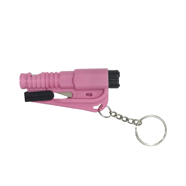 Car Mini Safety Hammer Keychain – Emergency Window Breaker & Seatbelt Cutter Tool
