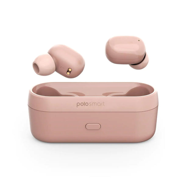 Polosmart FS55 Wireless TWS Earbuds – True Wireless, Compact, Pink