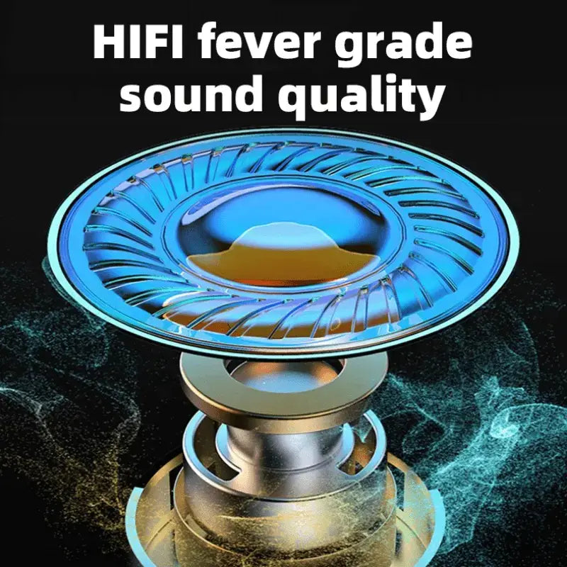 P50 TWS Waterproof Wireless Earbuds – Hi-Fi Stereo Bluetooth 5.3 Headphones with LED Display