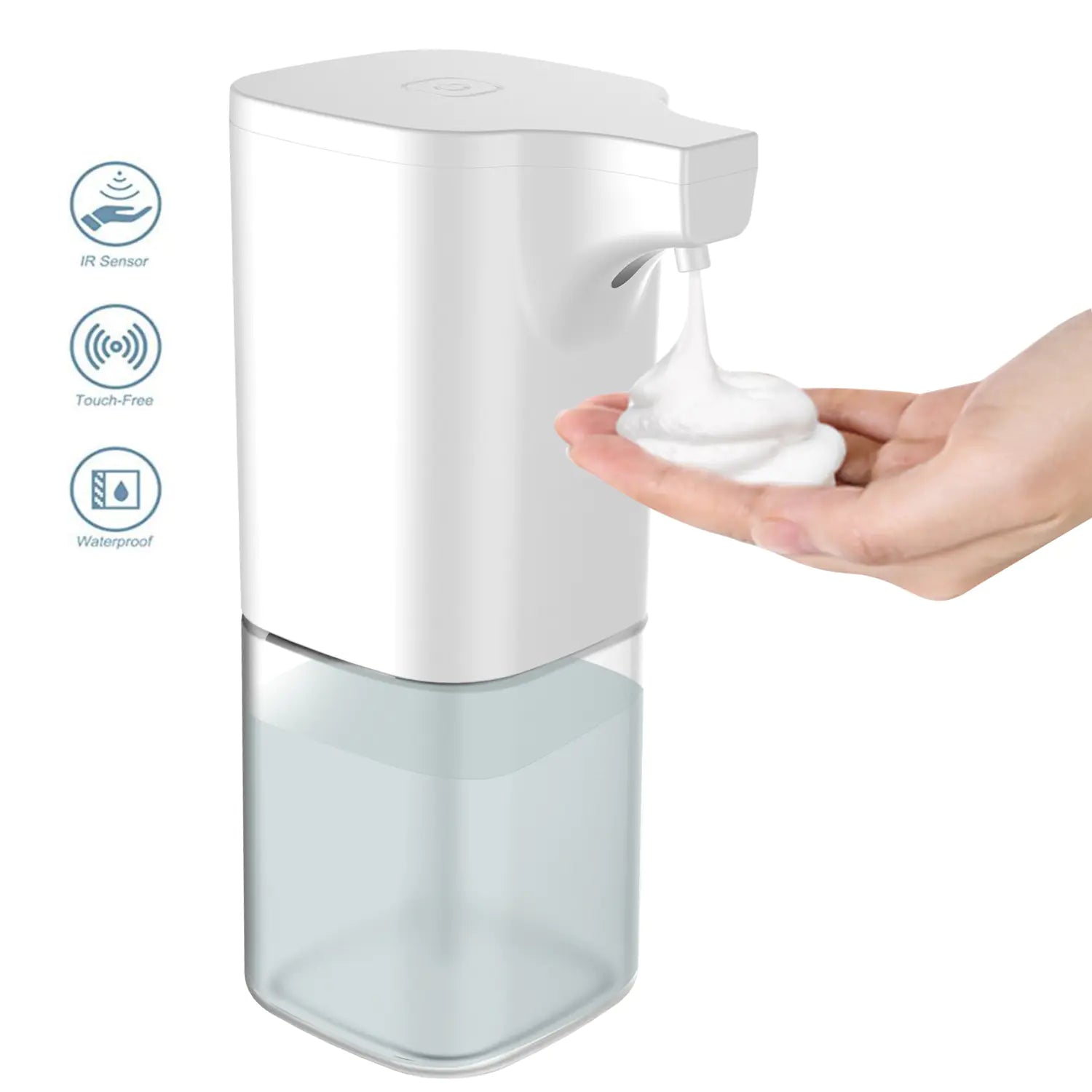 Automatic Foam Hand Sanitizer Dispenser with Sensor – Touchless USB Rechargeable Soap Dispenser