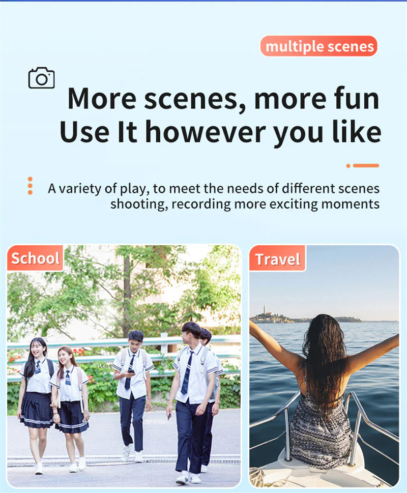 Compact 1080p HD Mini Camera – Pocket-Sized, Portable, Perfect Gift for Travel, Home & Outdoor Use