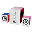 Sada D-202 Bluetooth 2.1 Computer Speakers System with Subwoofer & LED Lights