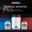 Sada D-202 Bluetooth 2.1 Computer Speakers System with Subwoofer & LED Lights