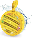 RISEBASS Water Resistant Bluetooth Shower Speaker – Portable Handsfree Speakerphone with LED Light, True Wireless Stereo