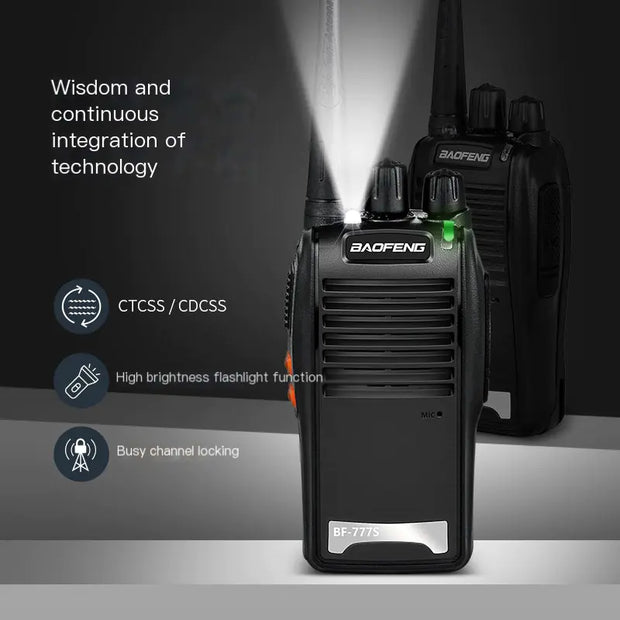 Baofeng BF-777S Mini Walkie Talkie – Long Range Two-Way Radio for Outdoor Use