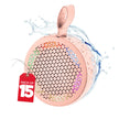 RISEBASS Water Resistant Bluetooth Shower Speaker – Portable Handsfree Speakerphone with LED Light, True Wireless Stereo
