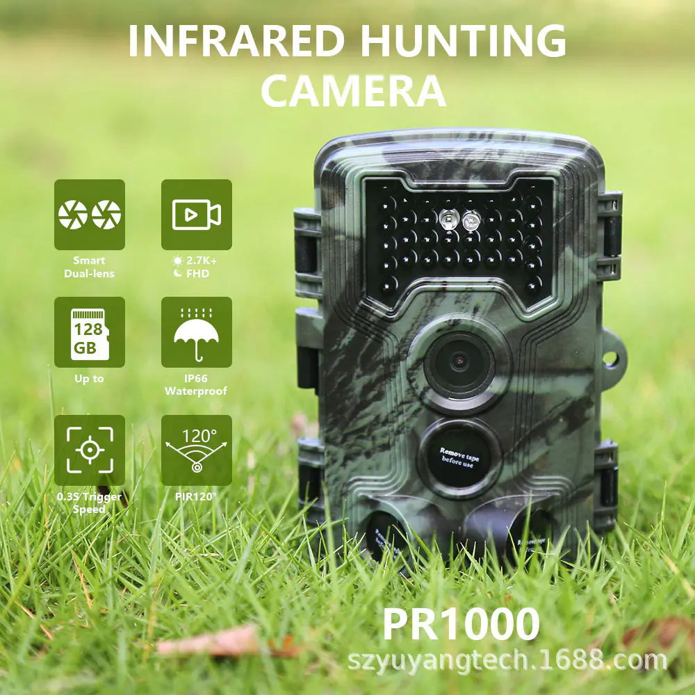 Yuyang Tech PR1000 Waterproof 58MP Outdoor Camera – 4K HD Action Camera with Night Vision