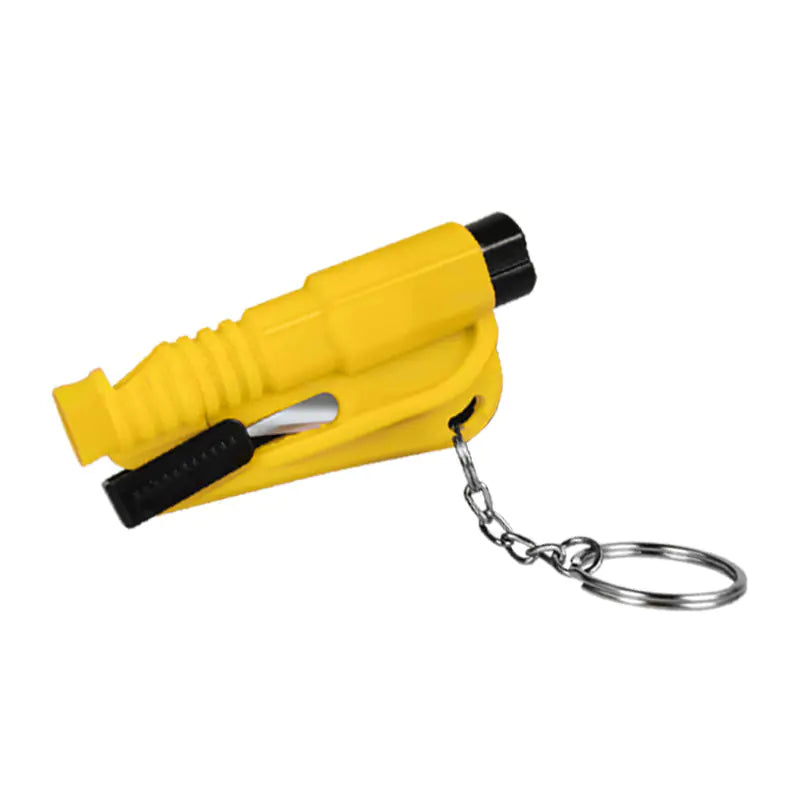 Car Mini Safety Hammer Keychain – Emergency Window Breaker & Seatbelt Cutter Tool