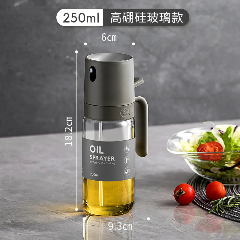 Glass Oil Spray Bottle for Cooking – Refillable Kitchen Mister for Olive Oil & Vinegar
