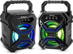 Portable Wireless Bluetooth Speaker – TWS, Rechargeable, LES Flashing Lights