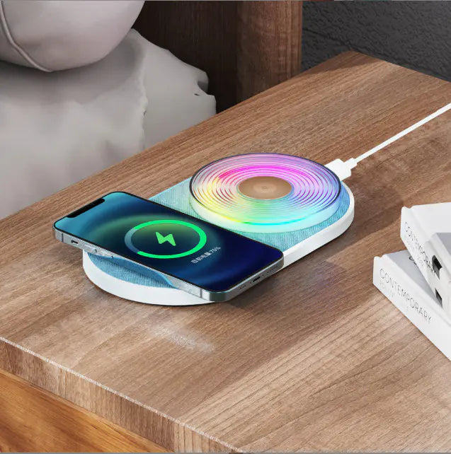 15W Wireless Charging Night Light – Smart LED Lamp for Home