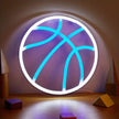 Basketball LED Neon Sign – USB Powered Wall Decor Light for Bedroom or Game Room