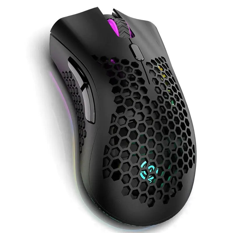 BM600 Wireless RGB Gaming Mouse – Rechargeable, 7-Button, RGB Lighting