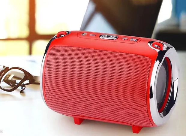 Portable Anti-Fall Bluetooth Speaker with Deep Bass Subwoofer – Wireless Outdoor & Indoor Sound System