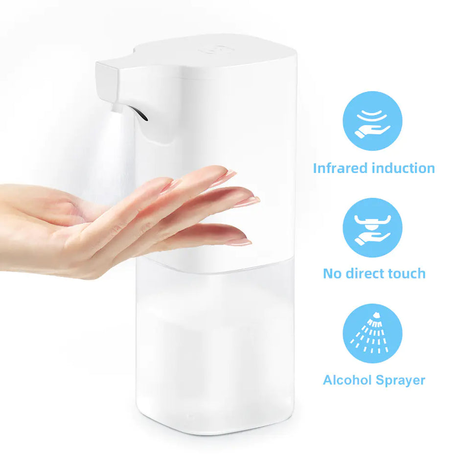 Automatic Foam Hand Sanitizer Dispenser with Sensor – Touchless USB Rechargeable Soap Dispenser