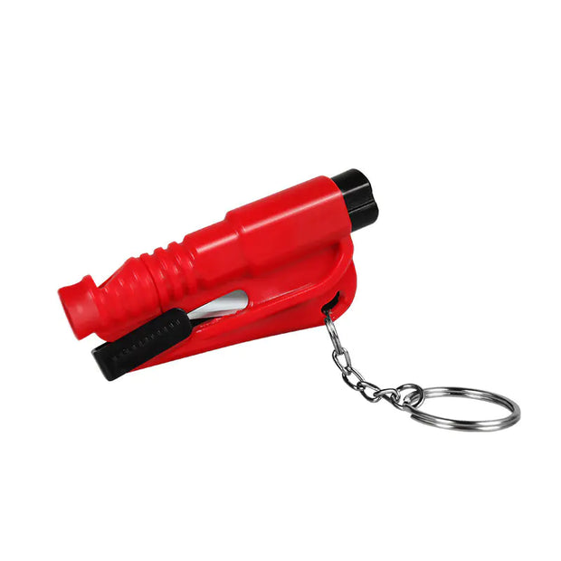 Car Mini Safety Hammer Keychain – Emergency Window Breaker & Seatbelt Cutter Tool