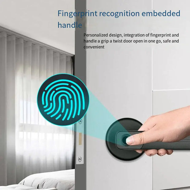 Smart Fingerprint Door Lock – Keyless Entry Lock for Bedroom, Office & Home Security