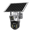 SENTINEL 4K Dual Lens Solar Camera – 360° Wi-Fi Outdoor Security System with Night Vision