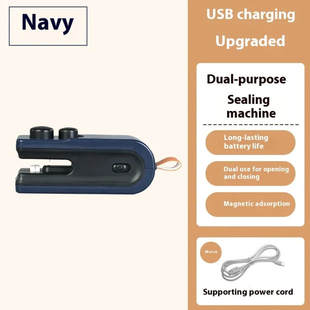 Mini Heat Sealer – Portable Snack Bag Resealer for Airtight Food Storage