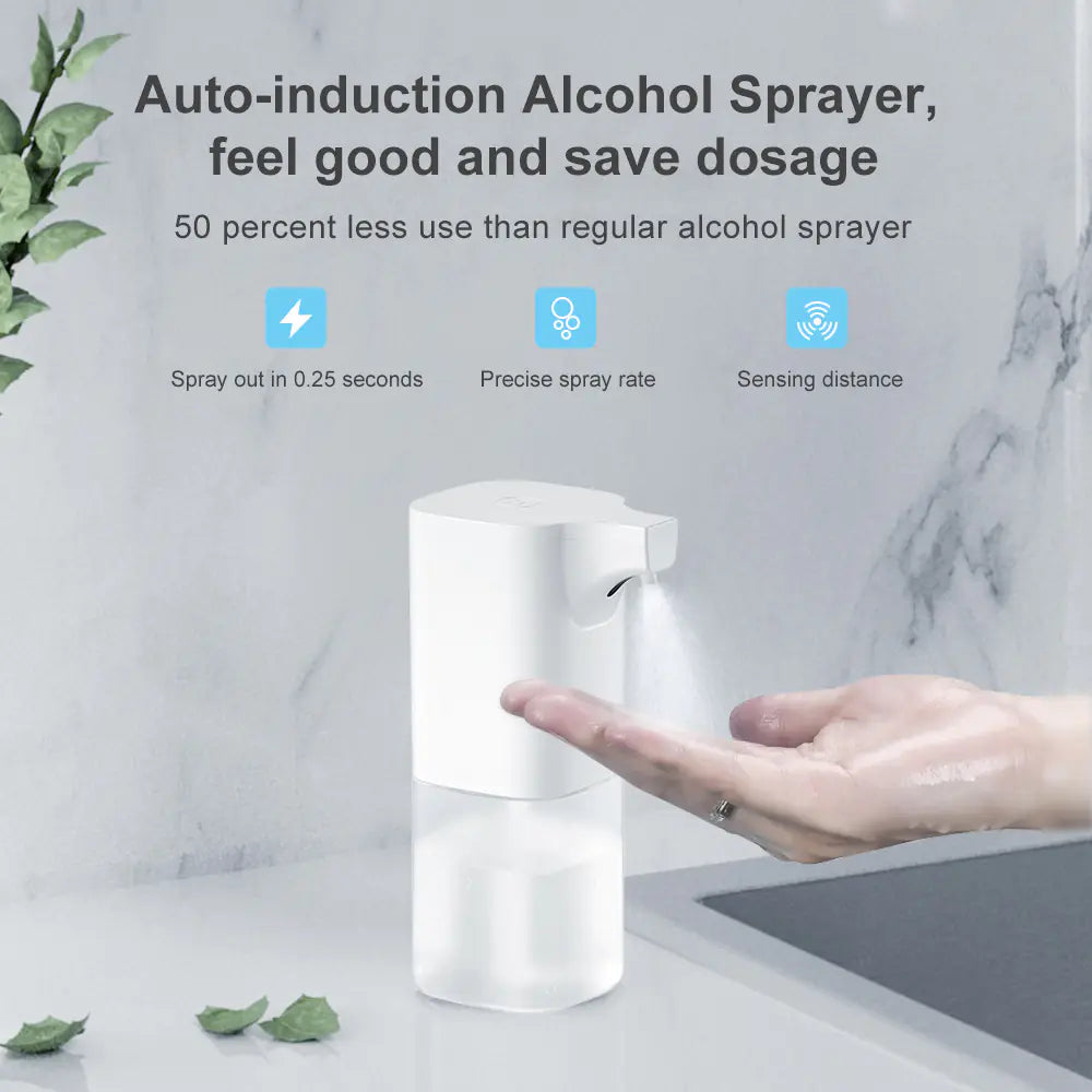 Automatic Foam Hand Sanitizer Dispenser with Sensor – Touchless USB Rechargeable Soap Dispenser