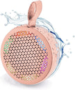 RISEBASS Water Resistant Bluetooth Shower Speaker – Portable Handsfree Speakerphone with LED Light, True Wireless Stereo