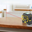 3-in-1 Laser Distance Measurer with Steel Tape & Digital Display