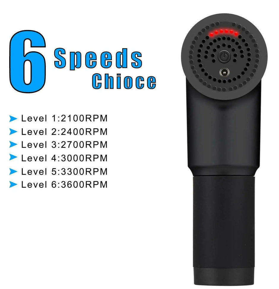 Deep Tissue Massage Gun – Percussion Muscle Massager for Pain Relief & Recovery