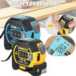3-in-1 Laser Distance Measurer with Steel Tape & Digital Display